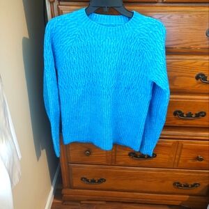Women's Loft Bright Blue Sweater Size Small